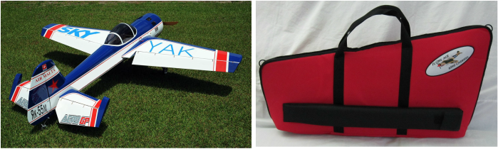 Wing bag, Wing Carrier, RC Yak 50cc Bill Hempel Wing Bags | AceWingCarrier.com