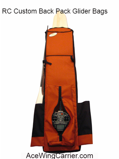 RC Glider Bag, RC Sailplane Bag, RC Glider Backpack - Ace Wing Carrier.com / Ace Customs