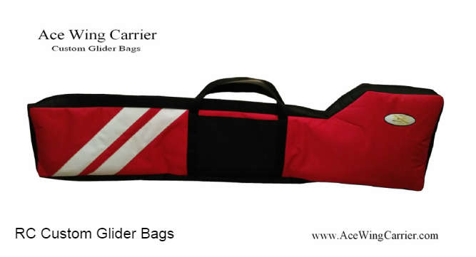 RC Glider Bag, RC Wing Bag, RC Wing Carrier, RC Wing Tote, To Protect your RC Aircraft, RC Airplanes, Ace Wing Carrier.com / Ace Customs