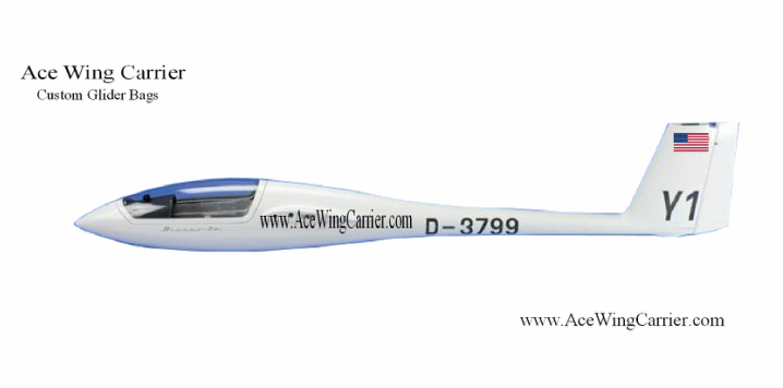 RC Sailplane bag, RC Glider Bag | Ace Wing Carrier / Customs - AceWingCarrier.com