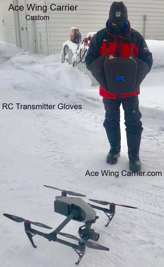 RC Transmitter Glove, RC Transmitter Mitt, RC Transmitter Winter Glove, AceWingCarrier.com