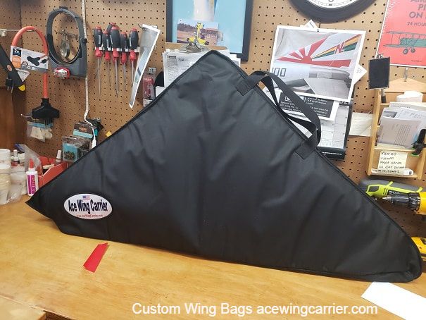 Wing Bag, RC Wing Bag, RC Wing Carrier, RC ​Sky Master F-4 Jet 1:7th Scale Sundowner, RC Wing Bags to Protect your RC jets, RC Aircraft and RC Planes, Ace Wing Carrier / Customs, Ace Wing Carrier.com