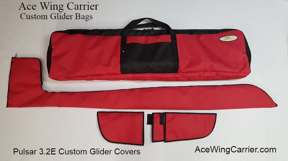 RC Glider Bags, Pulsar 3.2E, Ace Wing Carrier / Customs - AceWingCarrier.com