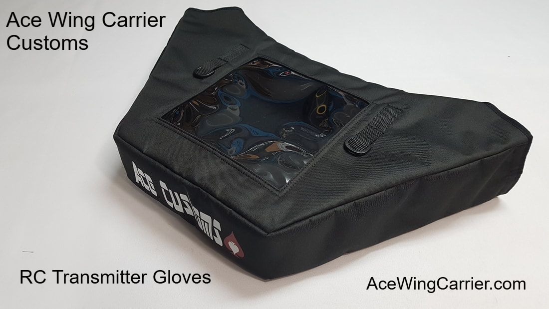 RC Transmitter Glove, RC Transmitter Winter Glove, RC Transmitter mitt, RC Transmitter Case, AceWingCarrier.com