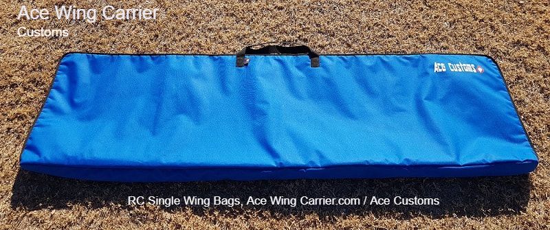 Wing Bag, RC Wing Bag, RC Wing Carrier, RC Custom Wing Bag, RC Single Wing Bag, to protect you RC Aircrafts and Planes - Ace Wing Carrier/Customs, Ace Wing Carrier.com