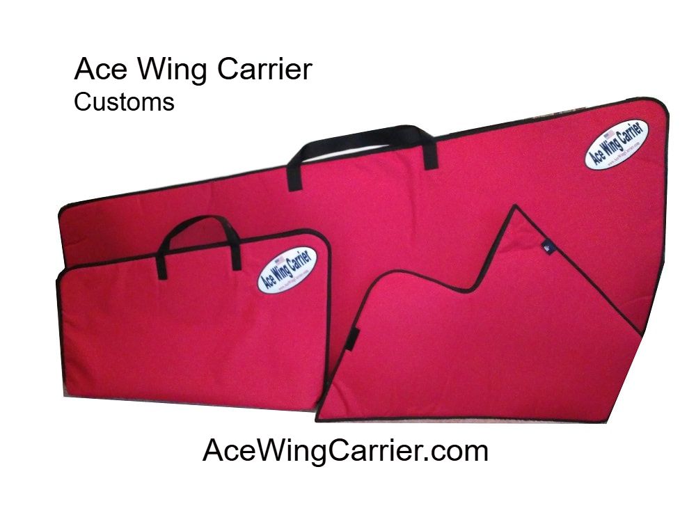 Wing Bag, RC Wing Bags, RC Wing Carrier, Custom RC Wing Bags to Protect your RC Airplanes and RC Planes and RC Jets, Ace Wing Carrier / Customs, Ace Wing Carrier.com