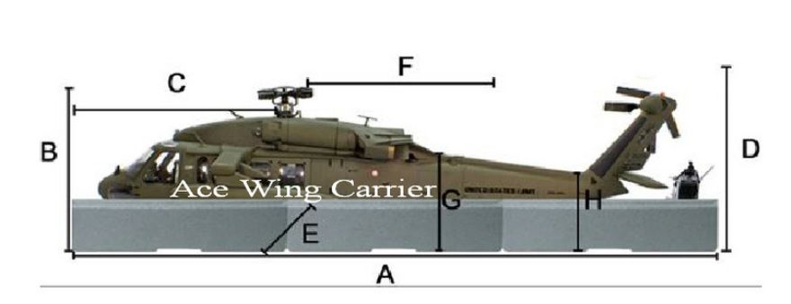 RC Helicopter Flight Bag Carry Bag by AcewingCarrier.com