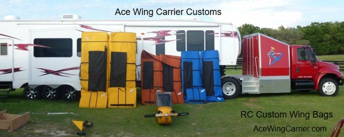 RC Wing Bags, RC Wing Carriers, RC Wing Totes, AceWingCarrier.com