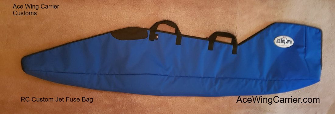 RC Jet Fuselage Bag, RC Wing Bag, RC Wing Carrier, Wing Bag, Custom RC Wing Bag, to protect your RC Airplane, RC Jets and RC Planes, Ace Wing Carrier / Customs, Ace Wing Carrier.com