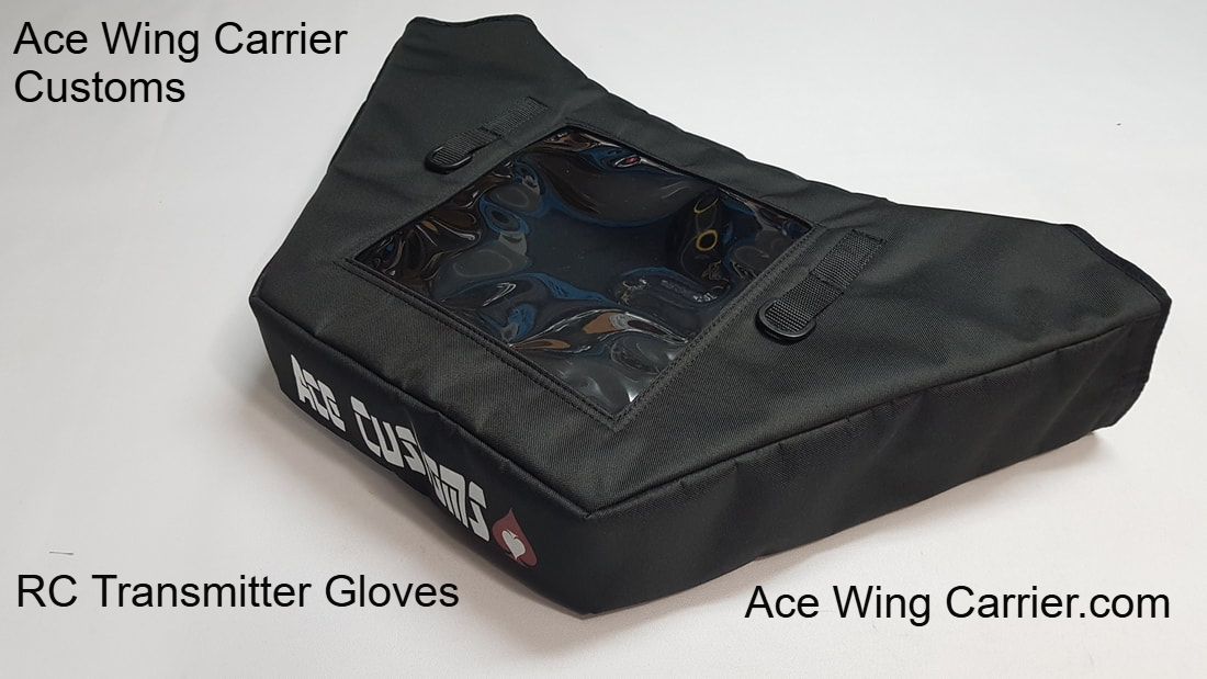 RC Transmitter Glove, Ace Extreme Transmitter Glove, RC Transmitter Winter Glove, RC Transmitter mitt, AceWingCarrier.com